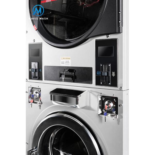 Washing Machine with Dryer Industrial Automatic Washing Machine 16kg Stack Washer and Dryer Machine for Hotel