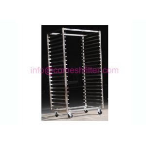 Wheels Drying Mesh Trays Fda Stainless Steel Rack Trolley