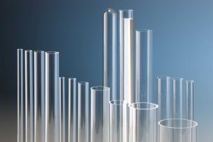 China Hardened Quartz Glass Tube Instrument High Temp Resistant Round Bottom wholesale