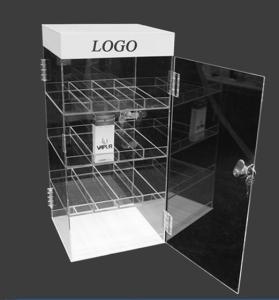China Premium Acrylic Counter Display Units , E Cigarette Plastic Display Unit wholesale