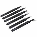 Stainless Steel ESD Anti-static Tweezer Electronics Anti Static Clearnroom