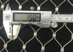 Diamond 302 Stainless Steel Ferrule Rope Mesh Balcony Infill