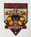 Patch embroidered wholesale custom T shirt 3d embroidery label