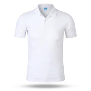 China Custom Mercerized Cotton Lapel Embroidered Men's Polo Shirt In Solid Color wholesale