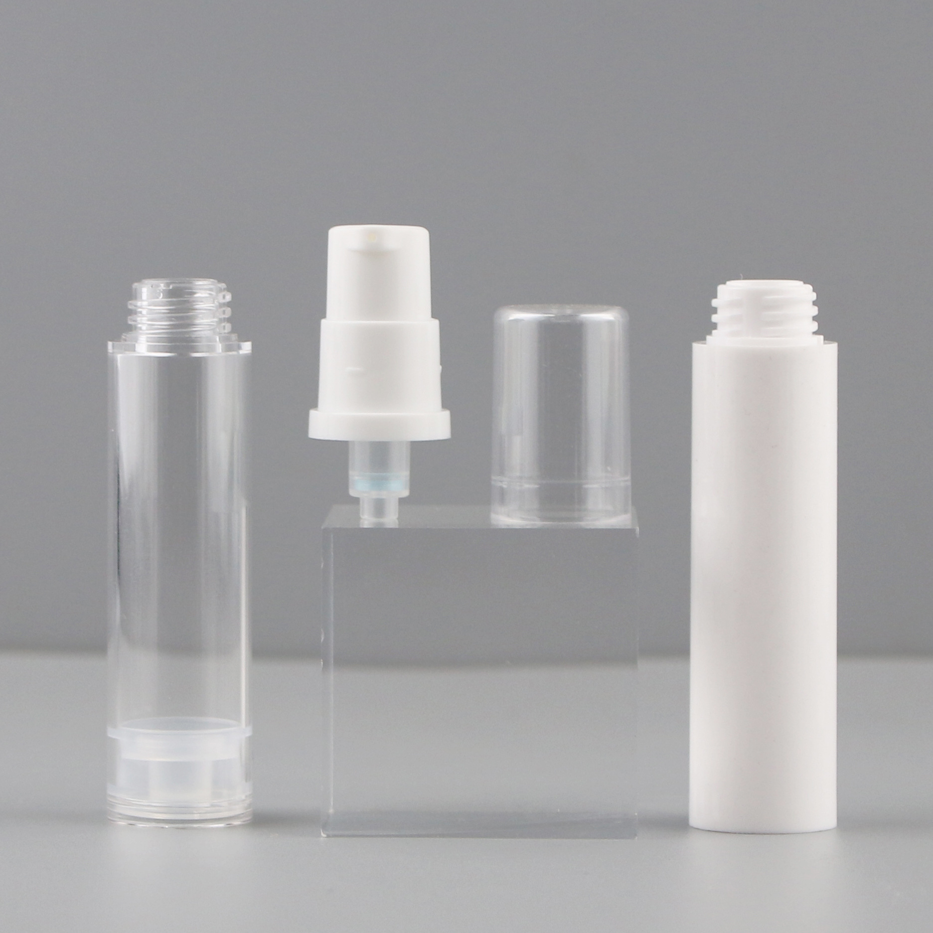 Plastic clear Perfume Sample 5ml 10ml 12ml 15ml Small Sample Perfume Spray Serum Bottle with Box Customize Collar Material PP
