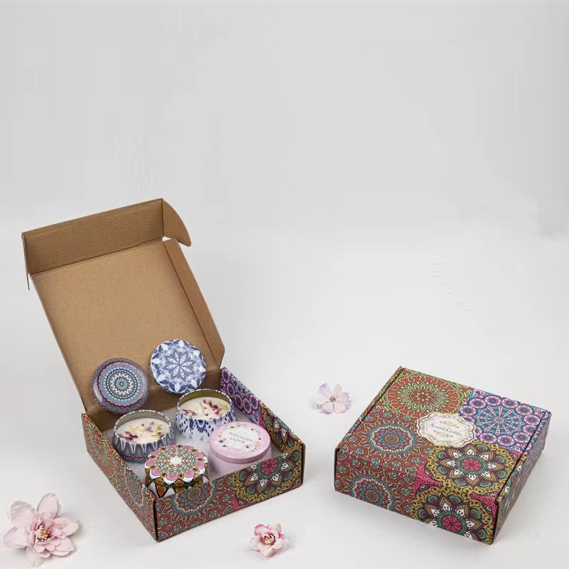 Luxury Seal Sticker Label Cardboard For Candles Recycled Materials