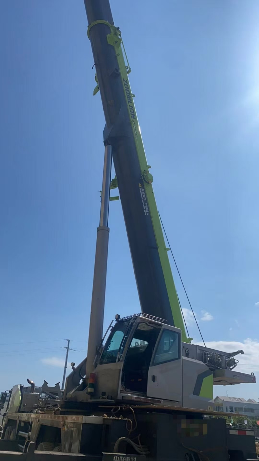 2020 Used ZOOMLION Mobile Truck Crane 80 Tons With YUCHAI Engine And 5 Crane Jib