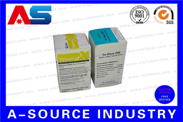 Medical Science Carton Box 10ml Vial Boxes CMYK Regular Printing Glossy Box