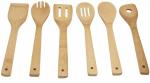 Professional Grade Bamboo Utensil Set Eco Friendly With Ergonomic Handle