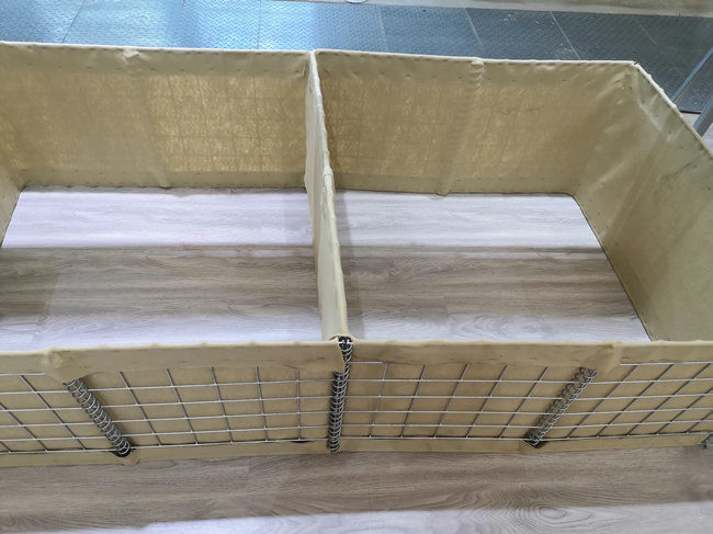 HBGB 350g/Sqm Heavy Geotextile Welded Gabion Mesh Noise Barrier Wall