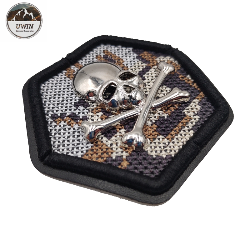 For Clothing Embroidery Badge High Quality 3D Embroidered Patch