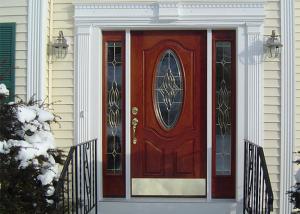 China Swing Style Teak Wood Main Door Carving Designs 40mm / 45mm / 50mm Door Leaf Thick wholesale