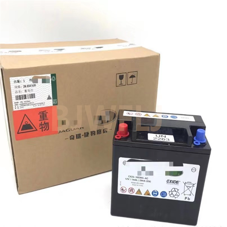 12V 14AH 200A AGM Exide Evoque Landrover Car Battery Start Stop System JDE32902 LR047630