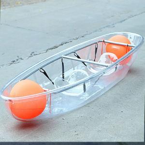 China Fast 2 Person Ocean Kayak , Custom Logo Printed Small Plastic Fishing Boat wholesale