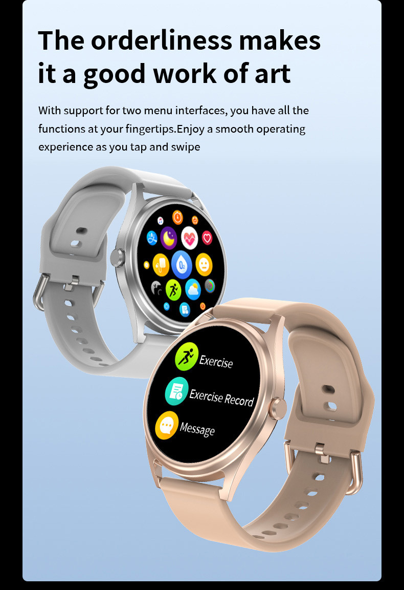 240*240 Waterproof Sport Heart Rate Blood Pressure IP67 Smart Watch 64MB