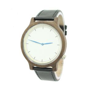 China Walnut Wooden Minimalist Leather Watch Waterproof Charm Wood Watches For Men wholesale