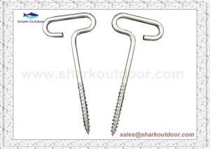 China Outdoor Fishing Ice Anchor Screws for tent shelter Zinc plated wholesale