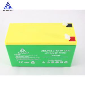 China 9a Rechargeable Lithium 12v Lifepo4 Battery XD 12v 7ah Li Ion Battery wholesale