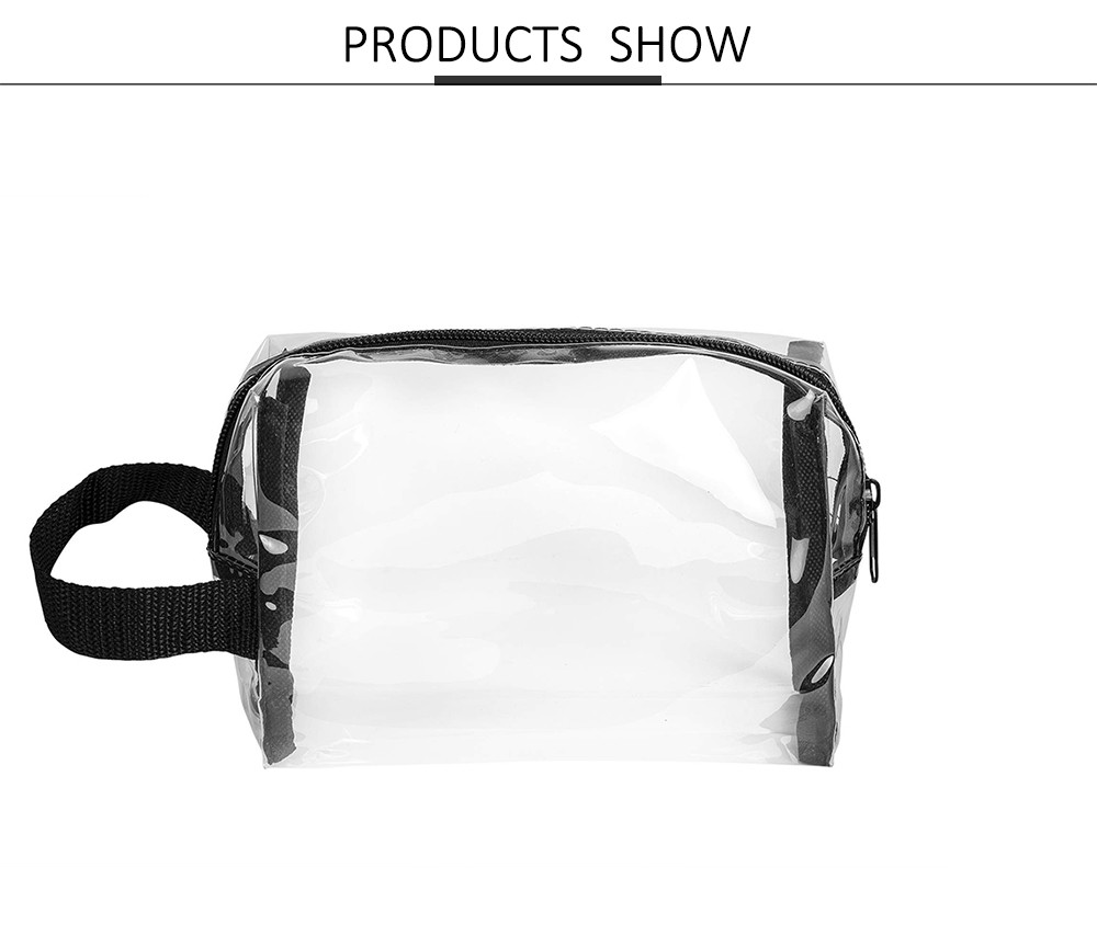 Transparent Beauty Bag Water Resistant Cosmetic Bag Organizer