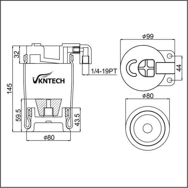 49710-2253 Rubber Steel Cabin Air Springs Shock Absorber VKNTECH 1S2253 For HINO