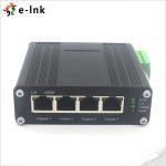 4x10/100/1000M RJ45 Ports Industrial Ethernet Media Converter