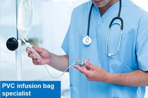 China Clear Empty Iv Bags 500ml PVC Infusion Bag Sterile Disposable wholesale