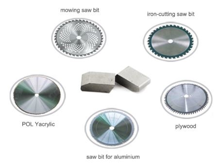 Wood Metal Cutting Tungsten Carbide Saw Tips Power Tool Parts Customized Size