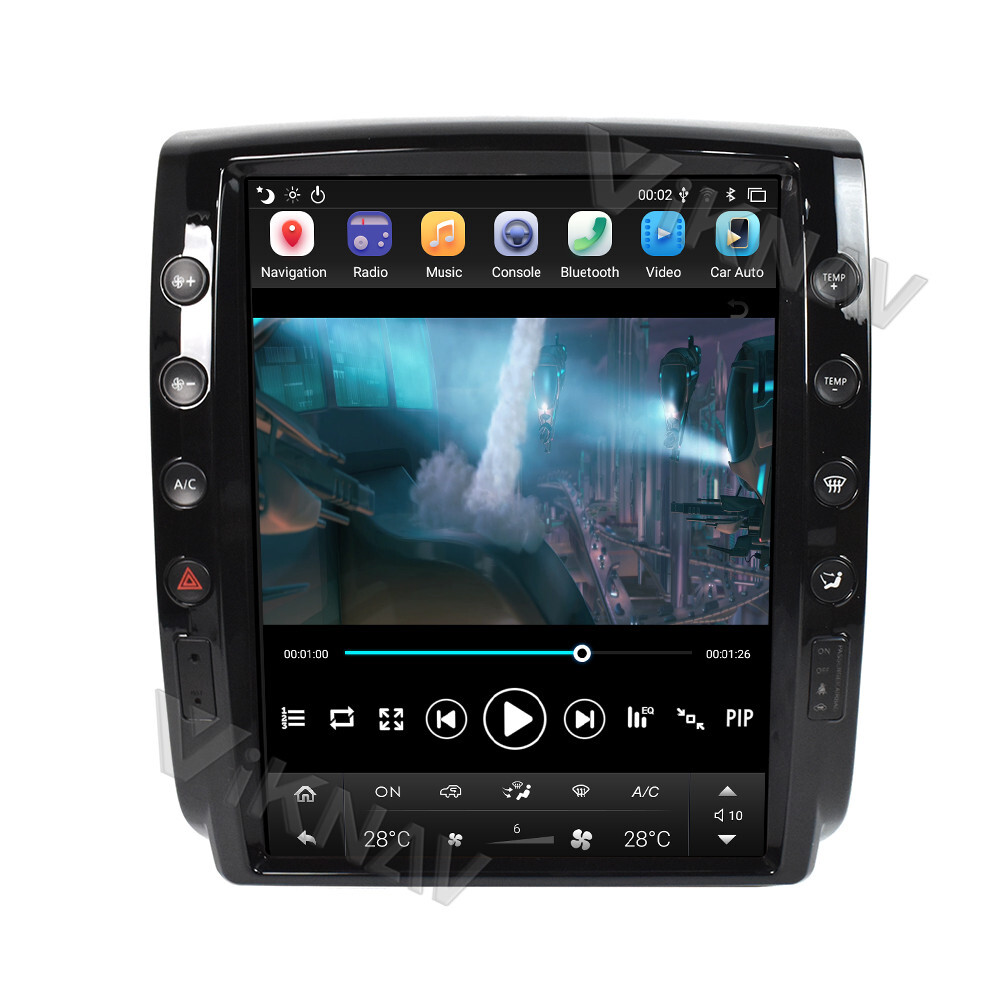 Viknav Car Radio For TOYOTA Tacoma HILUX (2005-2015) 13.6 inch PX6 2 din Android GPS Navigation Stereo Receiver Tape Rec