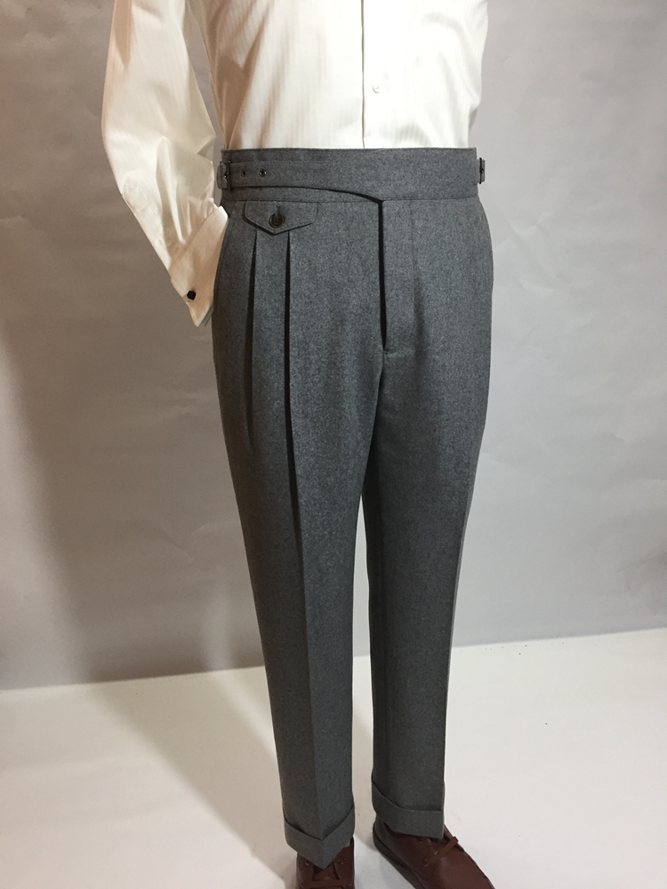 Support 7 Days Sample Order Lead Time Men's Worsted Woolen Trousers for Autumn and Winter