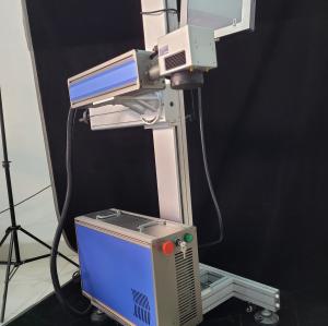 China Raycus CE Fly Laser Marking Machine For Metal Tube wholesale