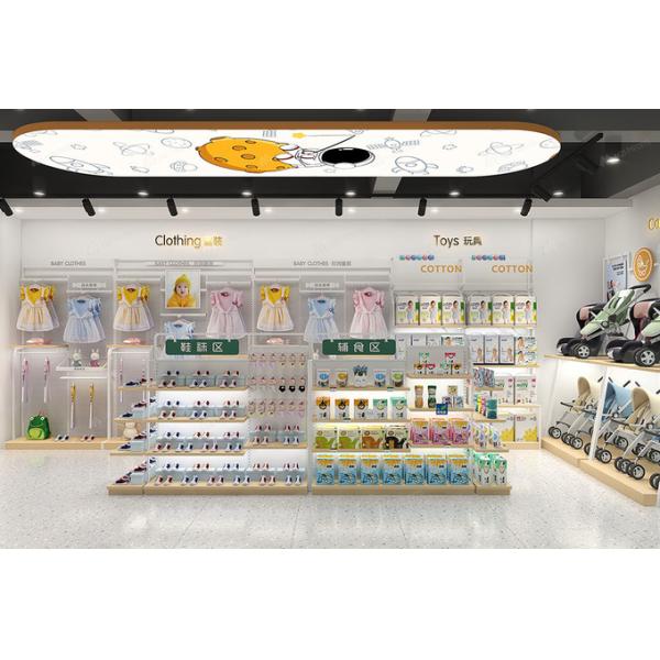 Klein Blue Style Baby Store Display Case for Maternity Shops