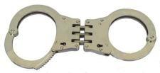 China Self Defense Anti Riot Police Equipment Carbon Steel NIJ Real Police Handcuffs wholesale