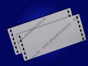 China Bill validator diamond magnetic flocked cleaning card wholesale