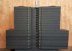 China Rectangular Gym Equipment Weight Plates / Pure Steel Material For Gym Clubs wholesale