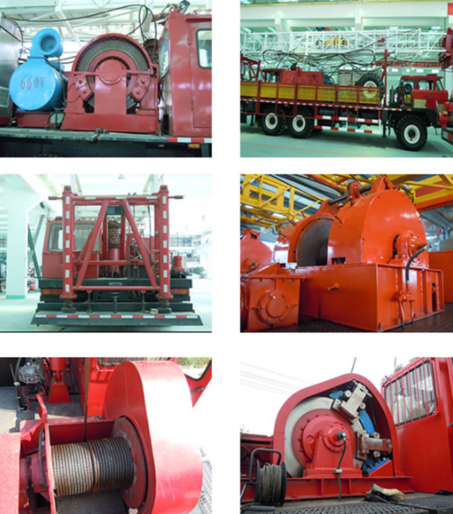 Heavy Duty 120ton Truck-Mounted Workover Rig For Oil Rig Drawworks