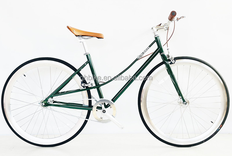 Ride in Style Men's Vintage Single Speed Bicycle with Steel Fork and Kenda 700C Tires