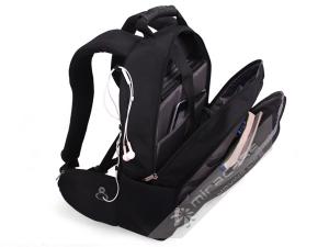 China OEM Black Multi - Functional Nylon 15.6” Lightweight Laptop Backpack wholesale