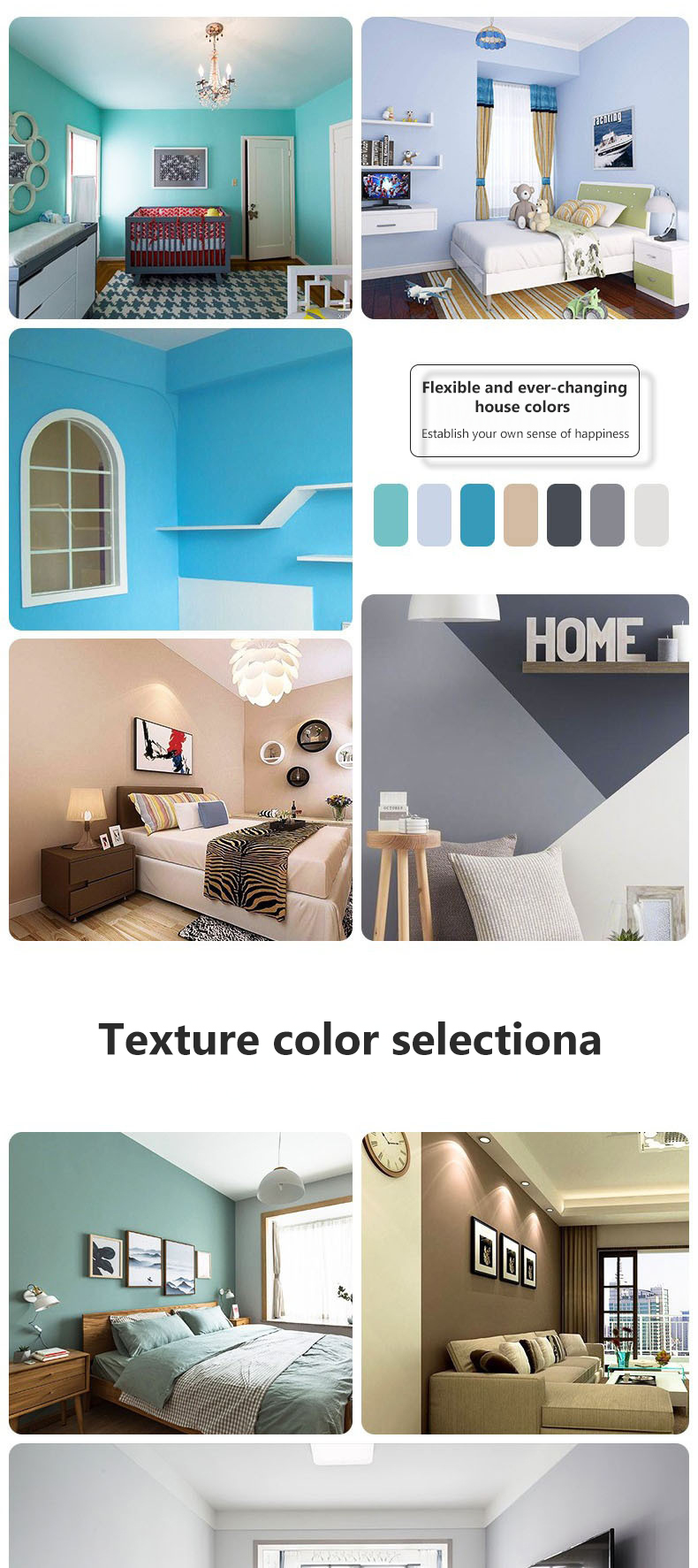20KG/BUCKET DIY Eggshell Venetian Plaster Paint for Anti-stain Interior Wall Painting