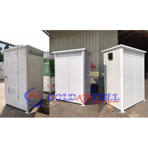 Portable Steel Shower House 1.1x1.5x2.3m with Waste Tank for Hospitals