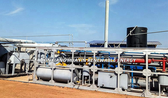 Automatic Machine That Converts Plastic Into Fuel Batch Type Huayin