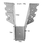 Stainless Steel Galvanized Wood Construction Connectors
