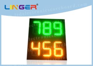 China 888 12inch Led Gas Price Sign , Led Petrol Station Price Signs Green Amber Color wholesale