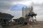 Concrete Machinery HZS25 Skip Hoist Stationary Concrete Batching Plant, Concrete