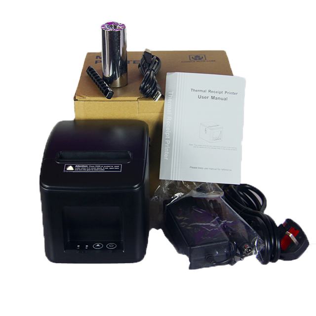 T80C Mini USB LAN Port 80mm Thermal Receipt Printer for Supermarket Restaurant Retail
