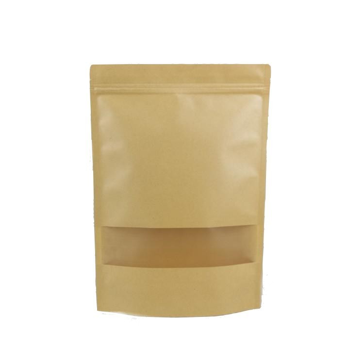 Eco Friendly Bio Degradable Resealable Nut Food Packaging Pouches Bag For Dried Fruit/Cookie/Chip Customizable