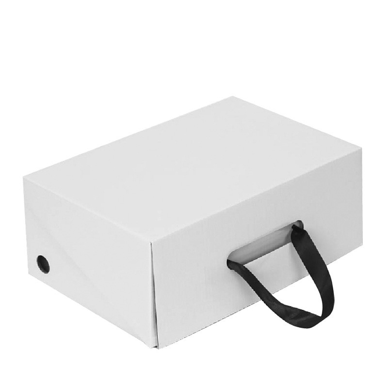 CMYK Colorful Shoe Corrugated Paper Packaging Box , Rectangle E Flute Corrugated Box