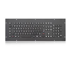 China Rugged Industrial Stainless Steel Keyboard 108 Keys For Outdoor wholesale