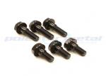 Custom DIN 933 DIN 931 Black Plated Speciality Hardware Fasteners Holding Down