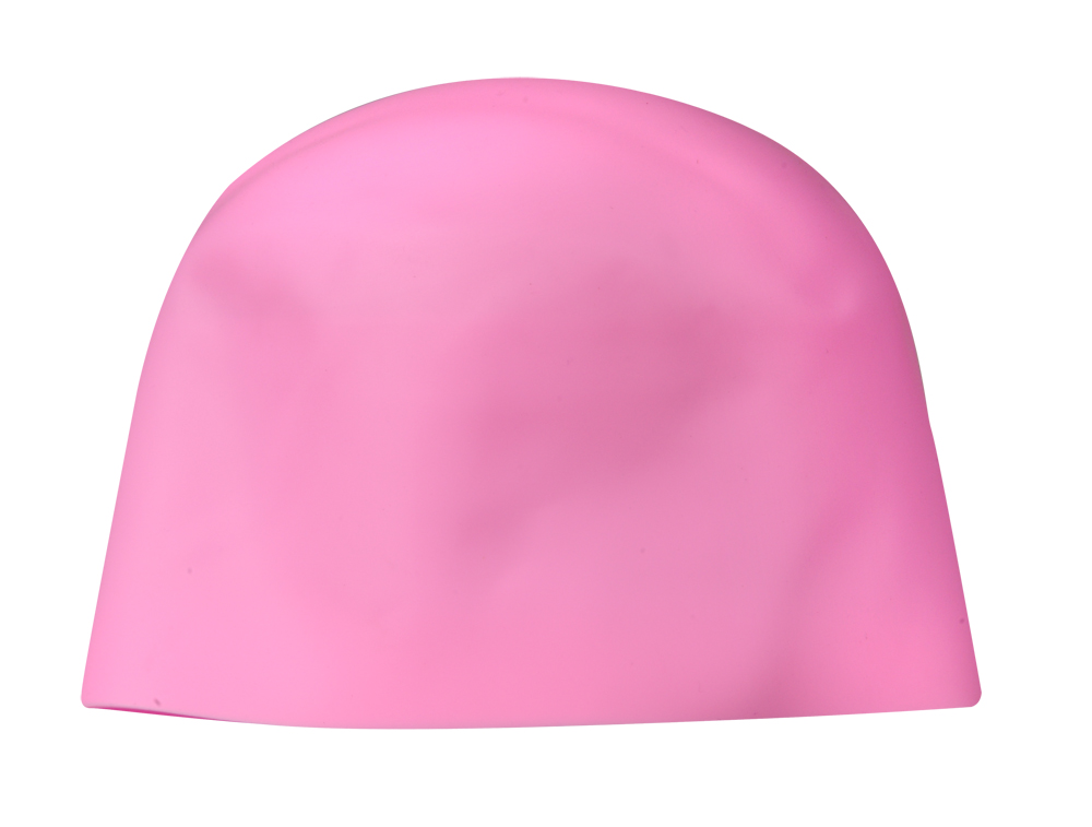 Waterproof 3D Dome Silicone Triathlon Cap For Adult Swimming Racing