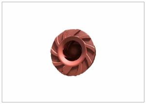China 8/6E Slurry Pump Impeller R08 R26 Natural Rubber Impeller wholesale